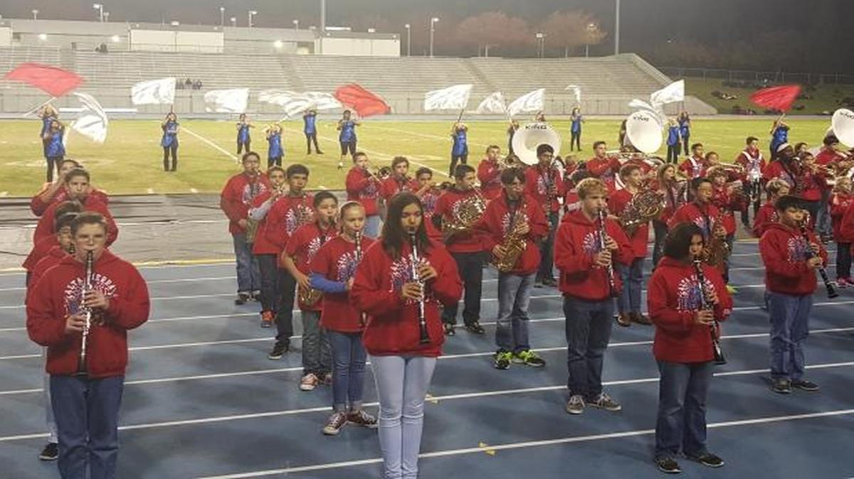 Alta Sierra’s band and color guard
