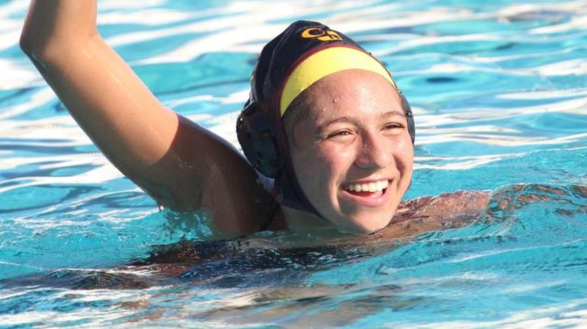 Annabelle Magdaleno of Clovis West High School practices the day after she scored the winning goal against Clovis High School.