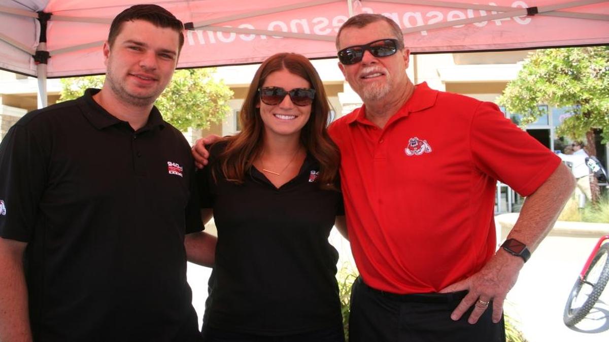 Alex Croh, Haylee Kiesz and Pat Hill