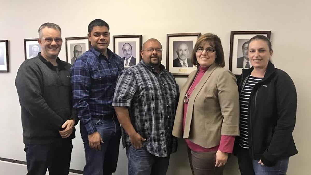 Local members of the California Agricultural Leadership Program’s Class 46 included Randy Hopkins, of Provost and Pritchard Consulting Group; Sal Parra, of Burford Ranch; Shaun Ramirez, of Specialty Crop Company; Gayle Holman, of Westlands Water District; and Heather Jackson, of Constellation Brands. Not pictured is Beau Howard, of J.G. Boswell Company.
