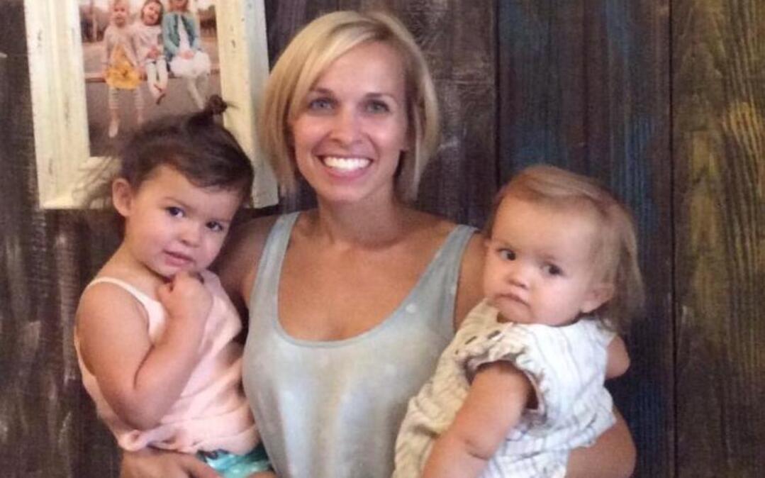 
Cavelle Kids owner and designer Jessica Elrod, 32, with her two daughters — Harper, 2, on the left and Teagen, 1, on the right.
