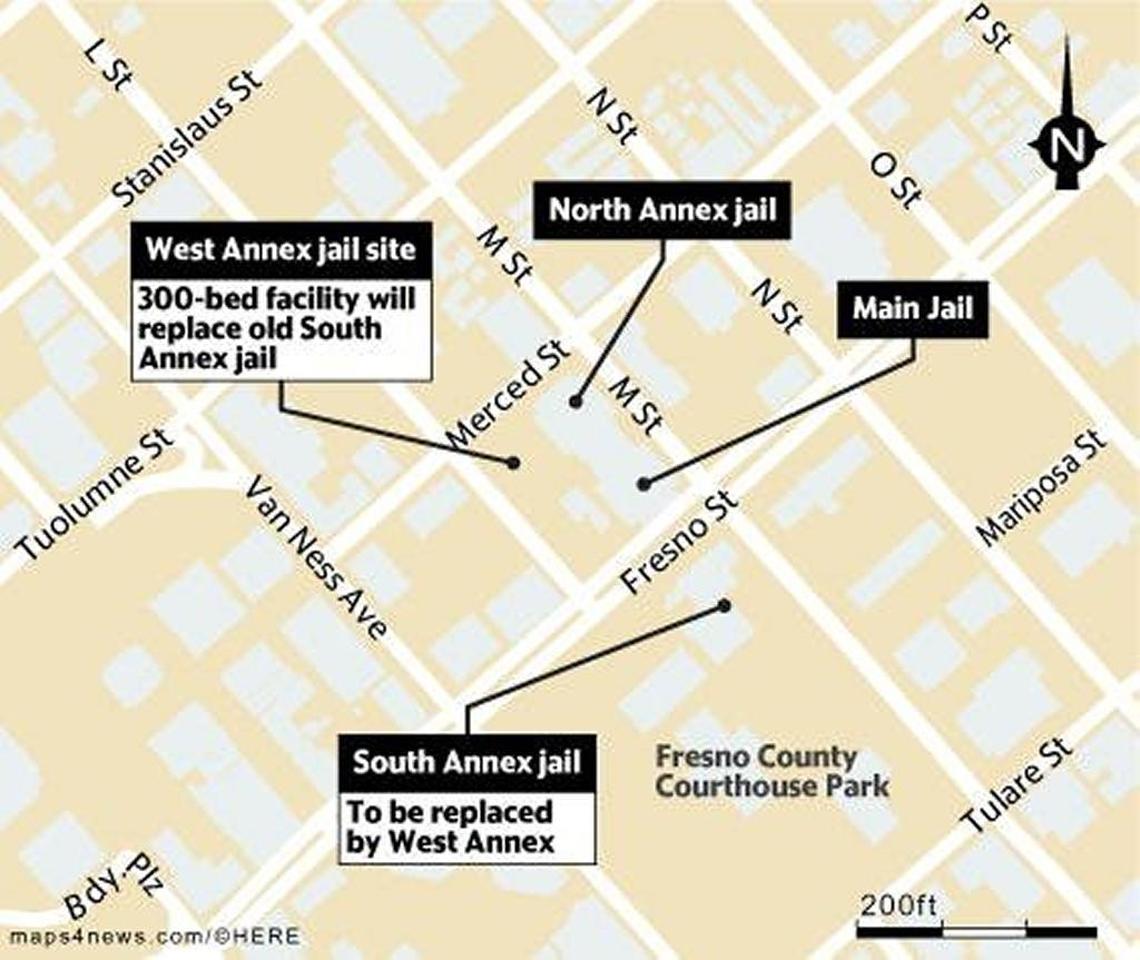 A new West Annex jail with 300 beds will replace the aging South Annex built in 1941.