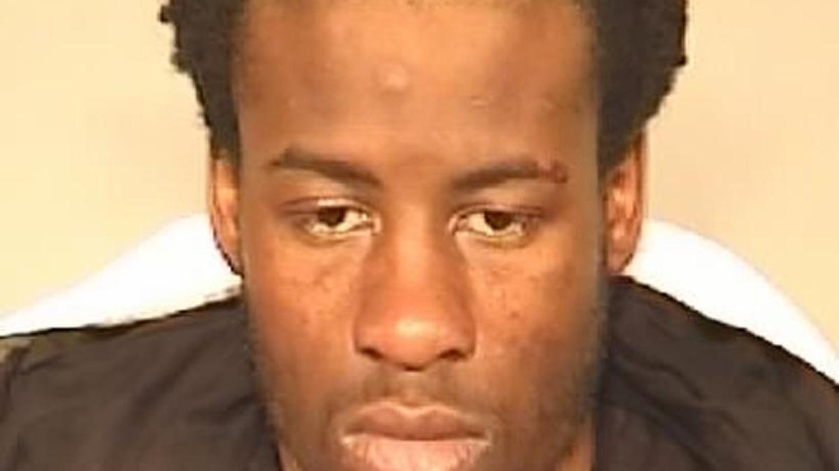 The police mug shot of Cliff Harris, a former Edison High and University of Oregon football star, who was arrested in April 2015 after he set fire to a street median in northwest Fresno.