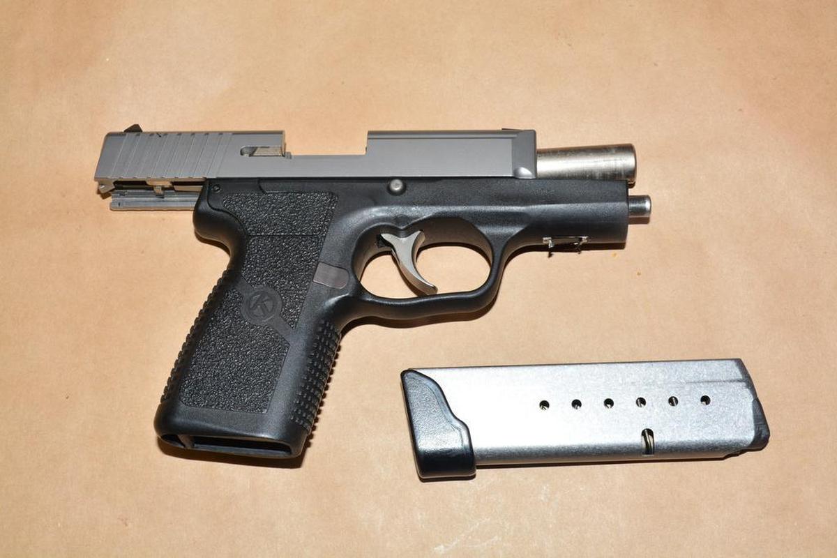 Police believe Munoz pointed this weapon at security guards during the robbery.