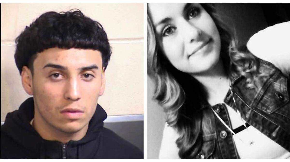 Gabrial Garza, left, was wanted in connection to the shooting death of Amber Baker, right, in 2017. Fresno County Jail records show Garza has been arrested and charged with murder.