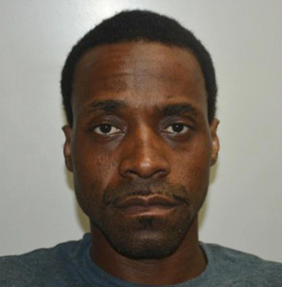 This undated photo provided by the Fresno Police Department shows Kori Ali Muhammad, a suspect in the Fresno, Calif., shooting on Tuesday, April 18, 2017.