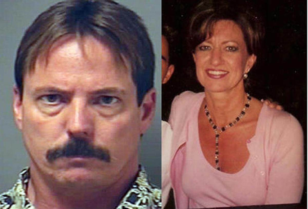 Dave Hawk, left, was convicted of killing his ex-wife, Debbie Hawk, in 2009.