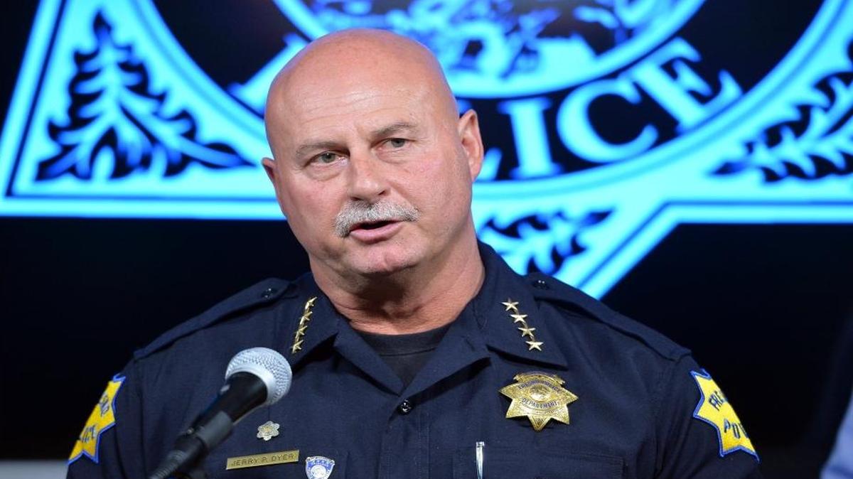 Fresno Police Chief Jerry Dyer is adding officers to a new enforcement effort in northwest Fresno. He is shown here discussing a previous operation.