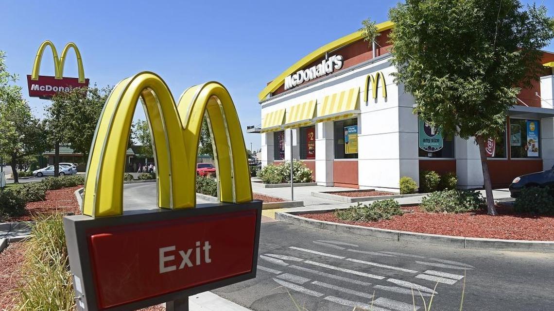 The McDonald’s on Kings Canyon east of Clovis Avenue is seen in this Bee file photo taken Saturday, Sept. 5, 2015.