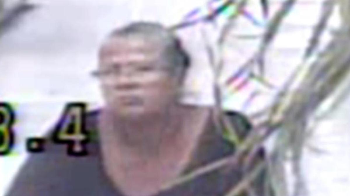 
Suspect sought in theft from a shopping cart at a Vallarta grocery store in southeast Fresno
