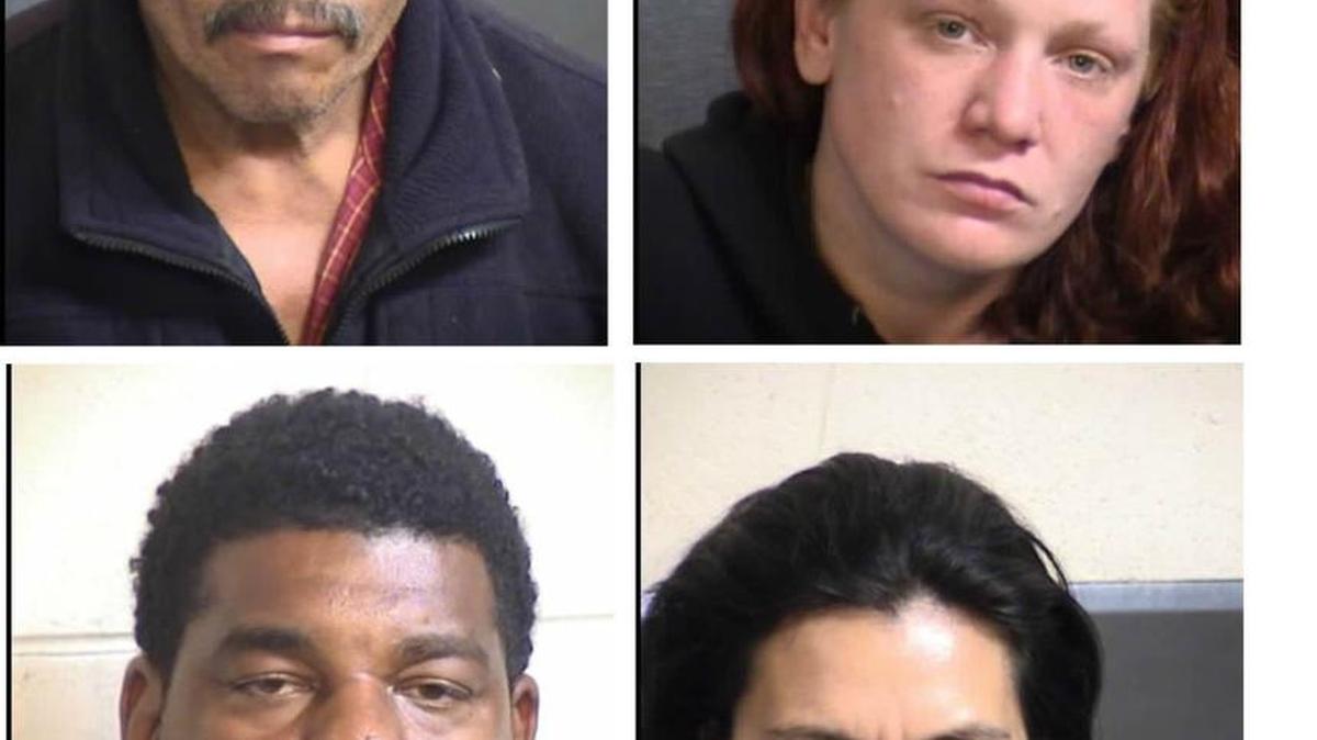 From left top, Juan Magana, Jessica Green, Cordell Seeley and Christy Angle
