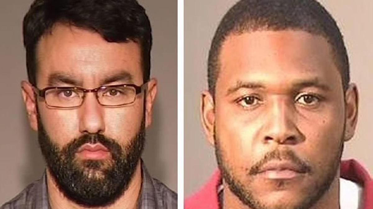From left, Matthew Pena and Dwayne Andrews