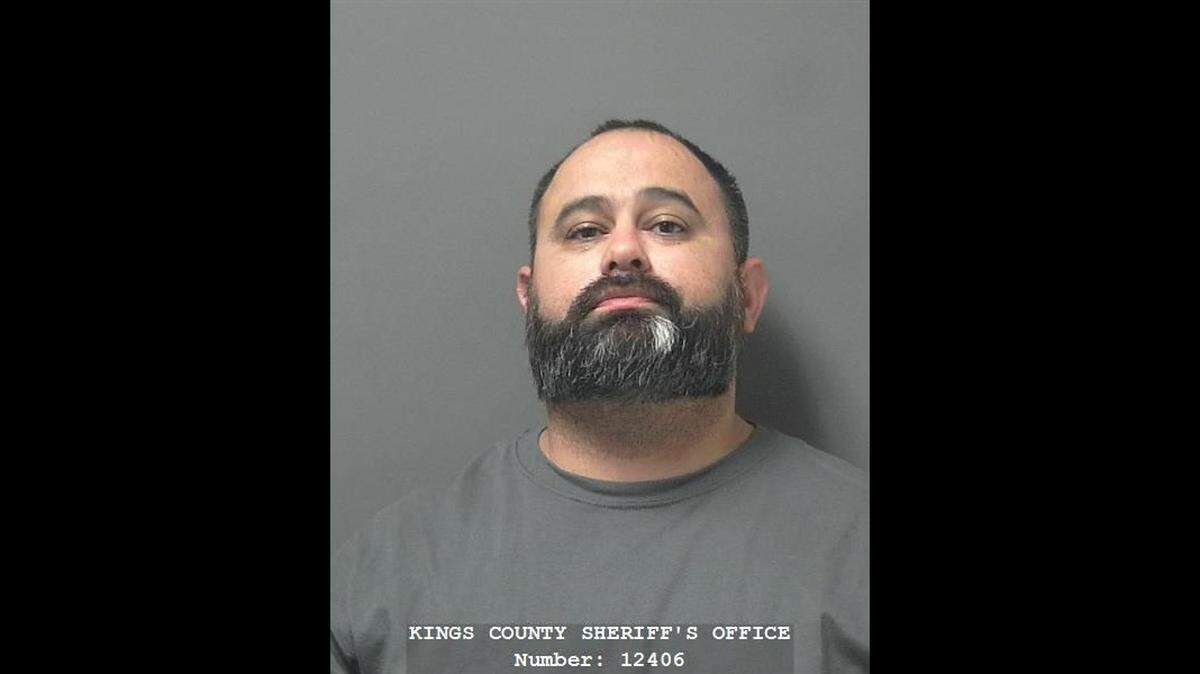 Victor Mena, 39, of Lemoore was arrested on one felony count of pointing a laser at an aircraft.