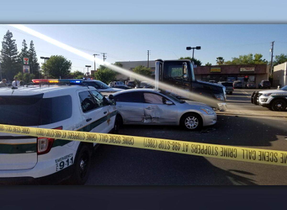 David Brown, 40, of Clovis led sheriff’s deputies on a high-speed chase before a deputy rammed Brown’s car into a tow truck at Bullard Avenue and Fresno Street in June 2018.