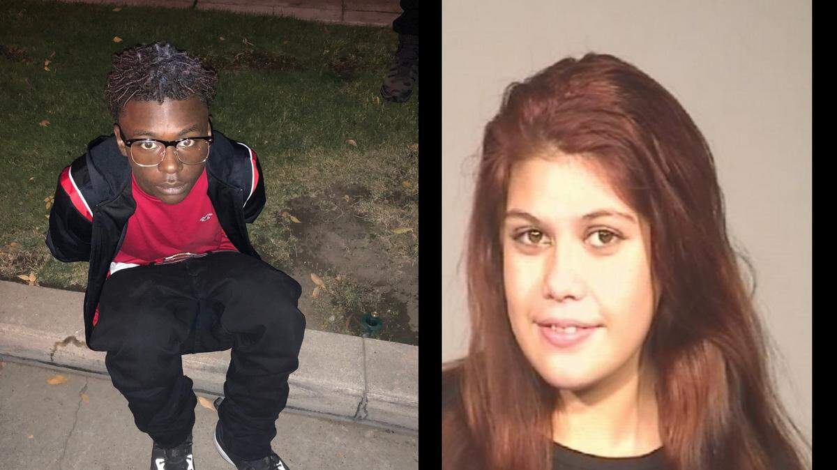 Police arrested Jacaree Fisher, left, and Evelyn Rodriguez in separate traffic stops involving loaded firearms on Monday, Nov. 19, 2018.