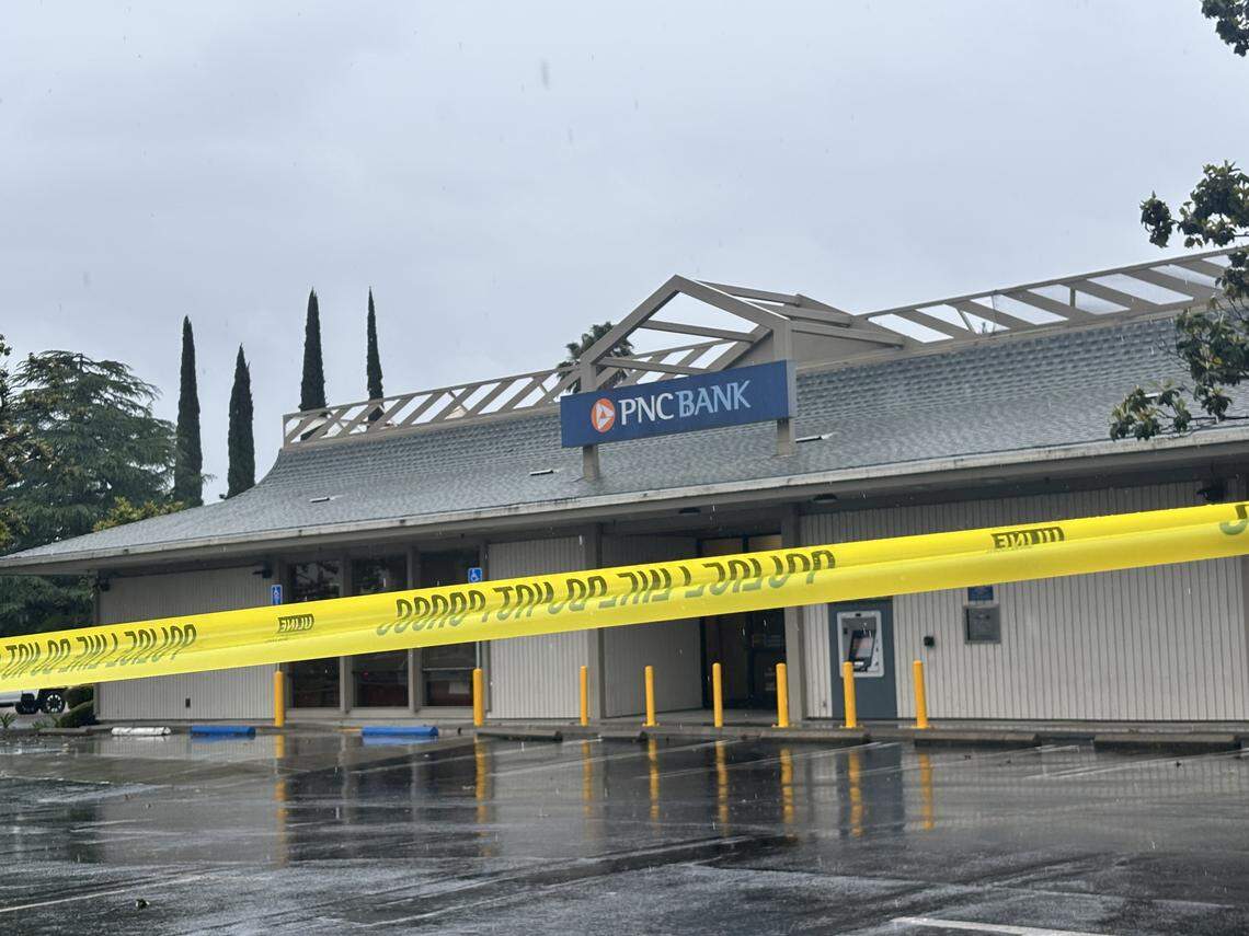 A lone suspect robbed the PNC Bank near Shaw and Palm avenues in Fresno on Tuesday morning. He fled on foot with an undisclosed amount of money.