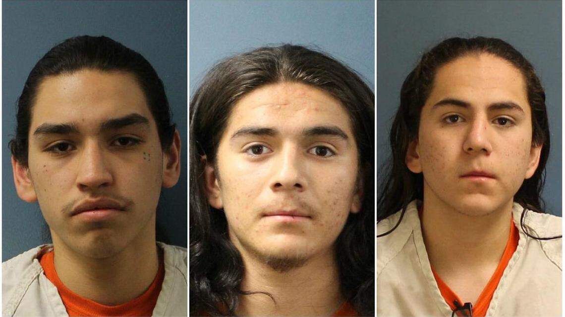 From left, Gonzalo Gonzalez, Paul Castro and Isaiah Castro.