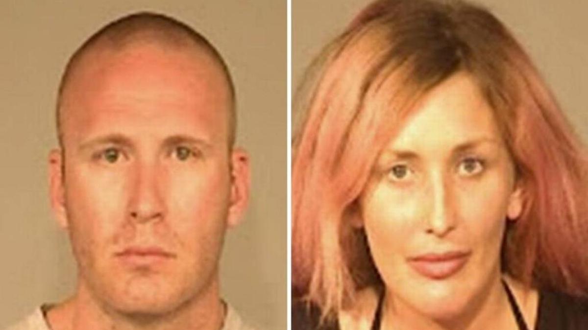 Booking photographs of James Lasek, 35, and Lindsay Winter, 31, who were arrested in June 2017 on gun charges and impersonating law enforcement officers. On Monday, Nov. 6, 2017, they were each sentenced to 270 days in the Fresno County Jail and three years of probation.
