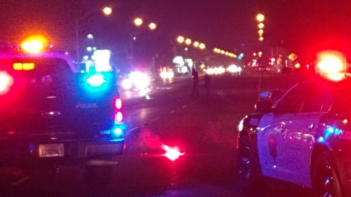 A woman died Saturday, Nov. 25, 2017, after getting hit by a car in Fresno, sparking a search for the driver and closing a stretch of Clovis Avenue.