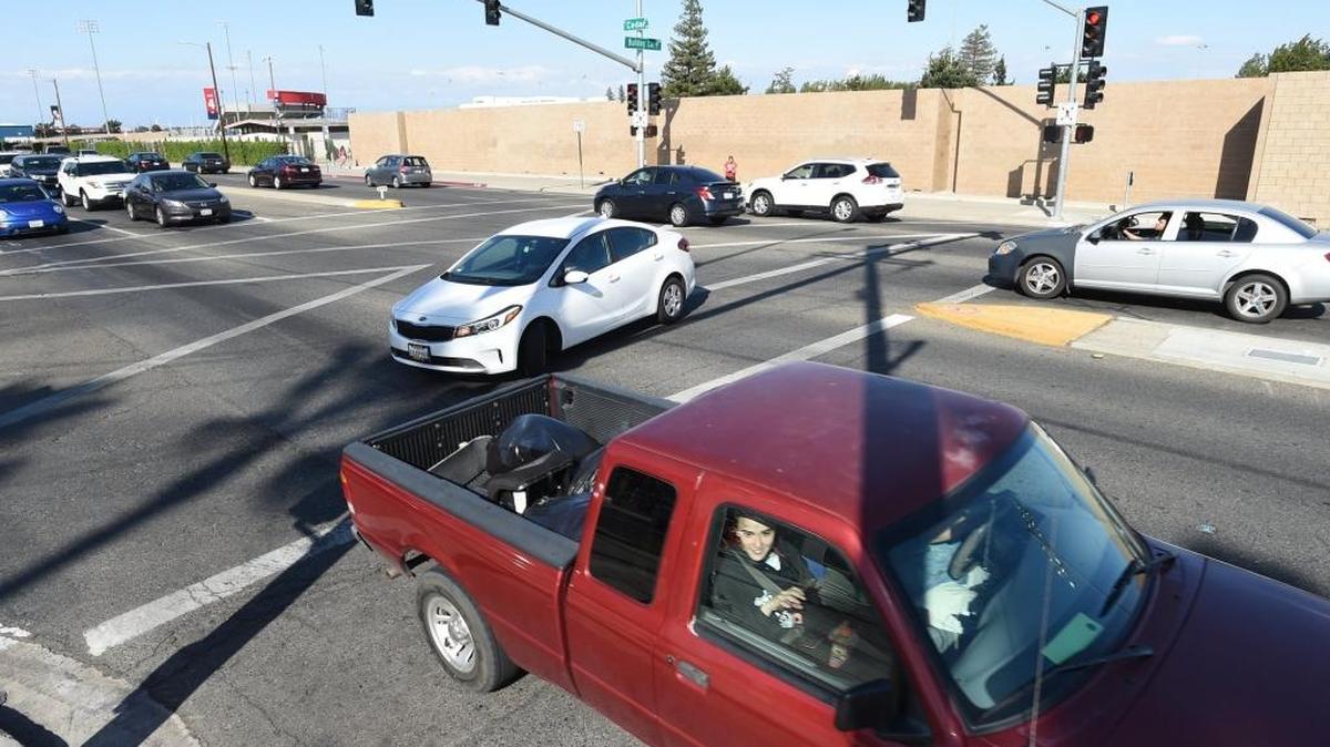 The Cedar Avenue/Bulldog Lane intersection, subject of a civil lawsuit after a motorcyclist was in a 2014 accident so severe he had to have his leg amputated.
