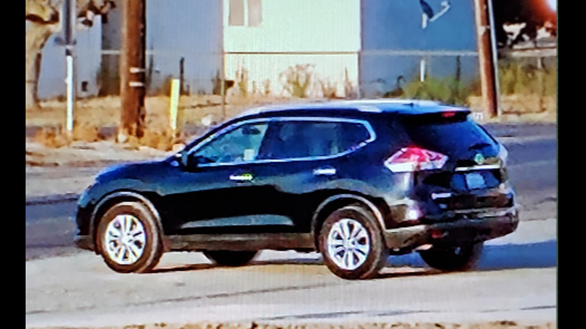 Fresno County Sheriff’s deputies are searching for a black Nissan Rogue similar to this vehicle in connection with a possible sexual abuse case.