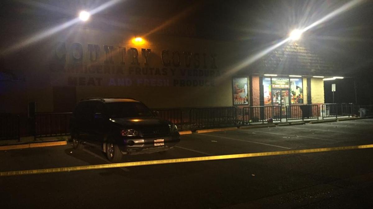 A 27-year-old man was in critical condition Sunday night after he was stabbed walking near a central east Fresno market.