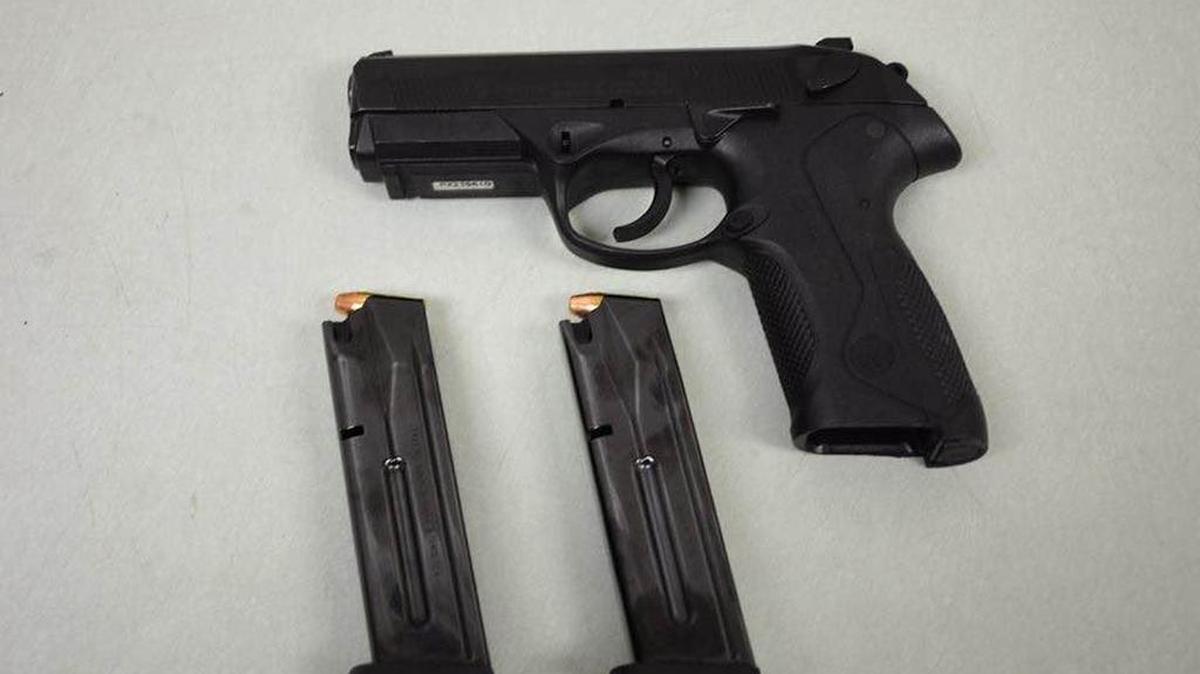 Police recovered a semi-automatic handgun after Tower District robbery.