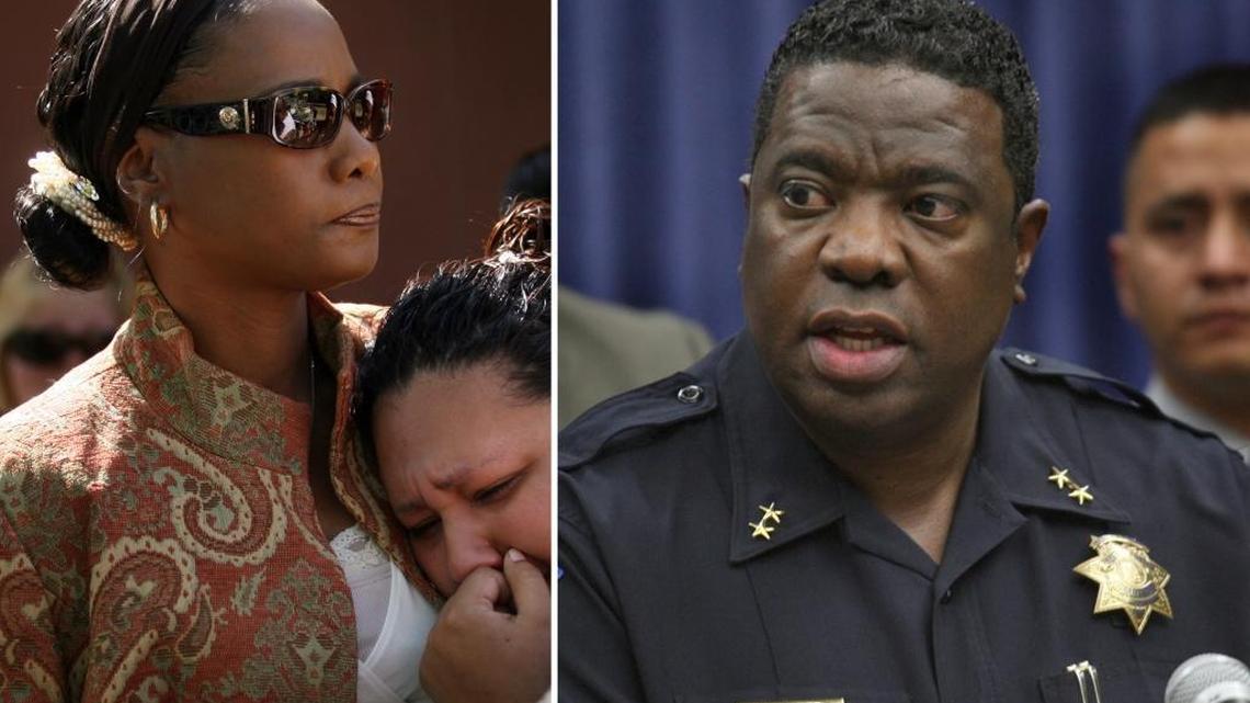 Kelly Foster-Nelum, left, says her brother, former Fresno police Deputy Chief Keith Foster, could pay for his decision 15 years ago to remain silent after the Fresno officers shot and killed their nephew. The nephew’s brother, Denny Foster, is among the prosecution’s witnesses in Keith Foster’s federal drug trafficking trial.