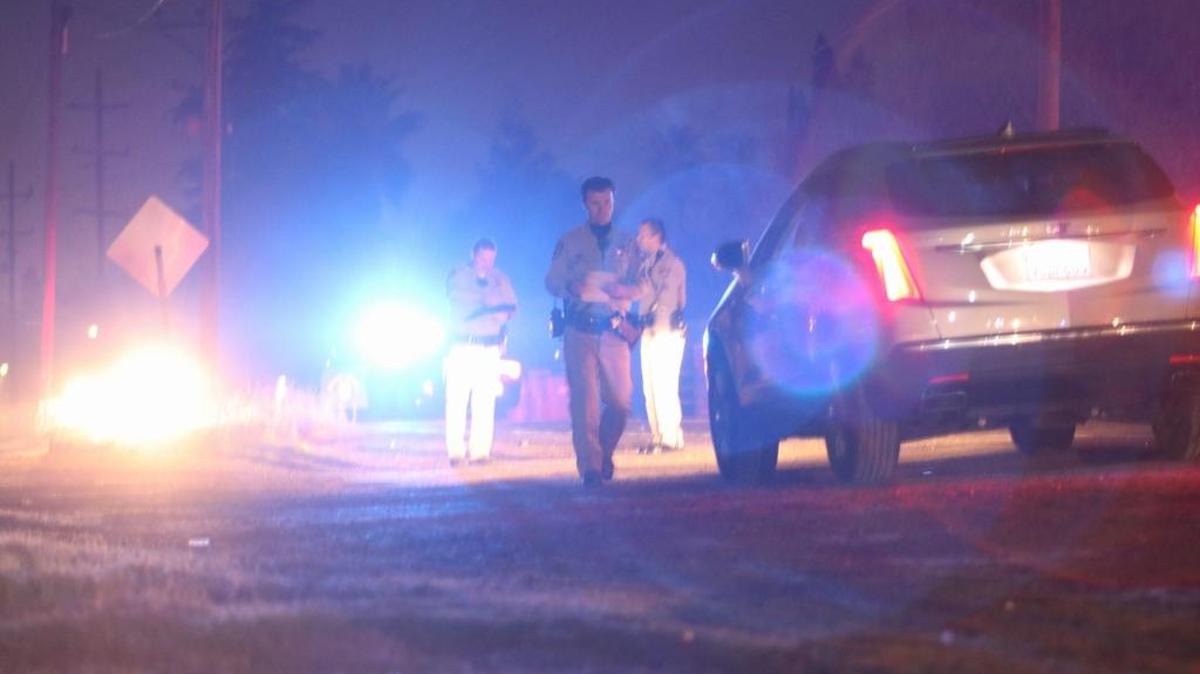 California Highway Patrol officers were investigating a hit and run that left a woman injured on Cornelia Avenue north of Shields in west Fresno on Thursday, Jan. 4, 2018.