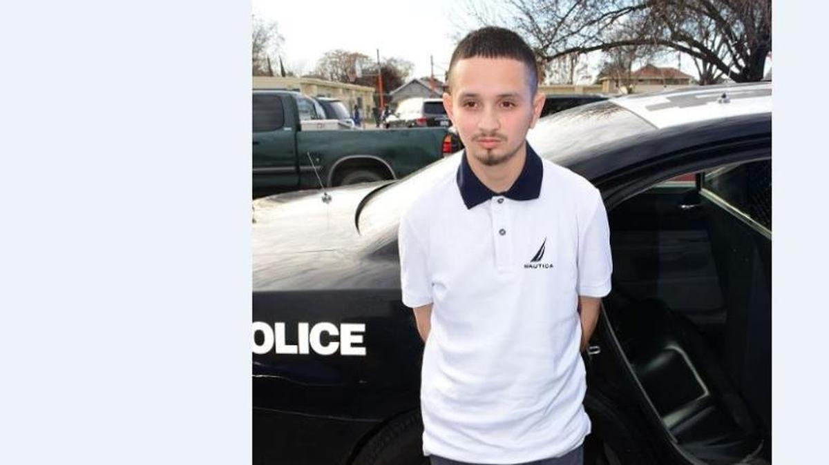 Police say Benjamin Salcedo was arrested after he tried to hide a gun during a probation search on Friday, Jan. 19, 2018.