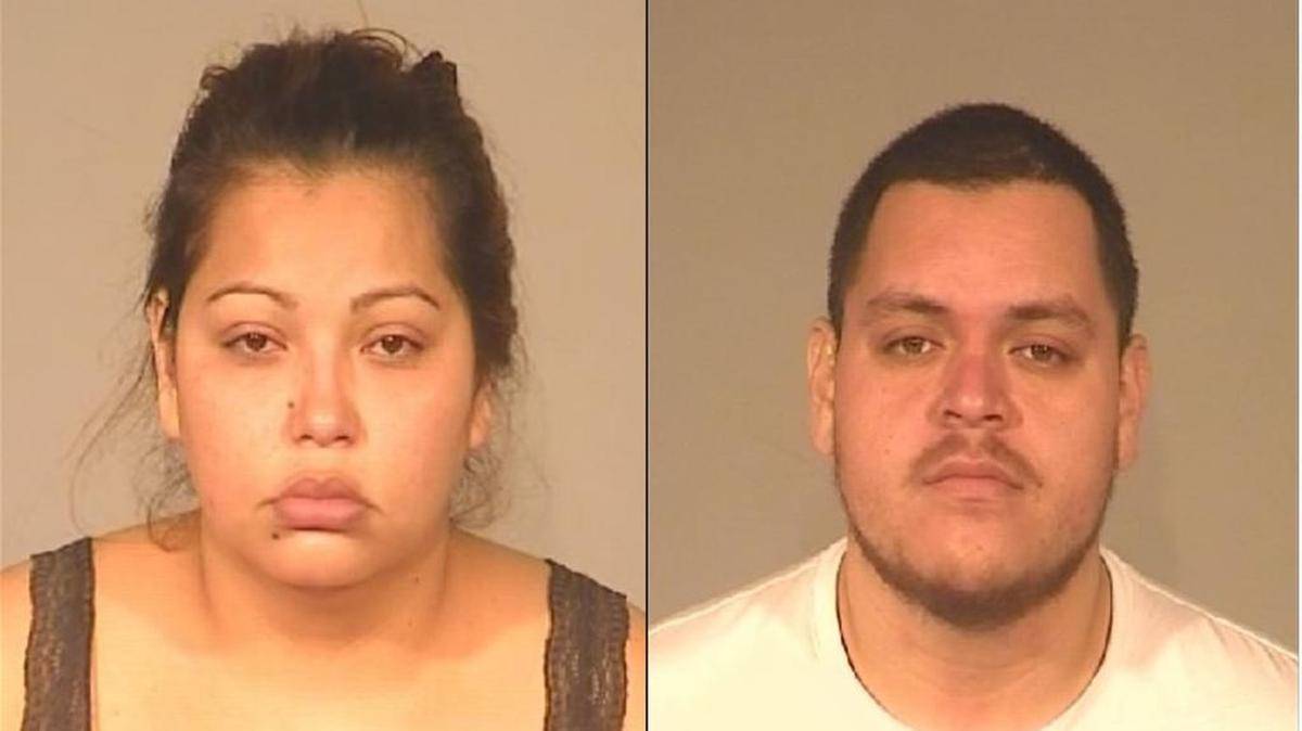 Blanca Quitero and Jose Munoz are accused of robbing a Rite Aid, while their 1-year-old daughter was present.