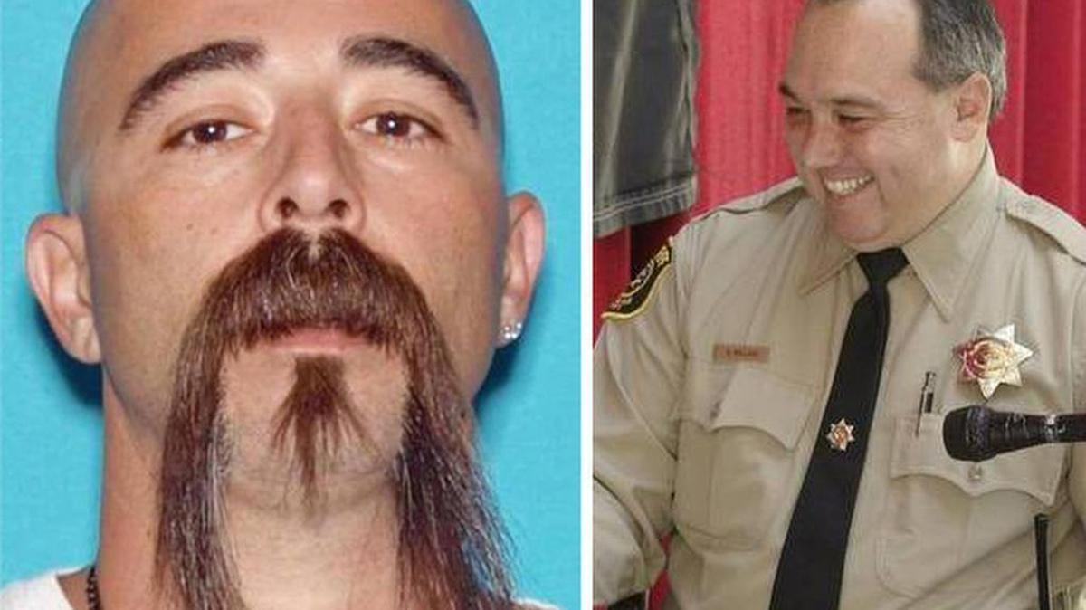 David Machado, 37, left, is suspected in the fatal shooting of Stanislaus County sheriff’s Deputy Dennis Wallace, right, on Sunday, November 13, 2016