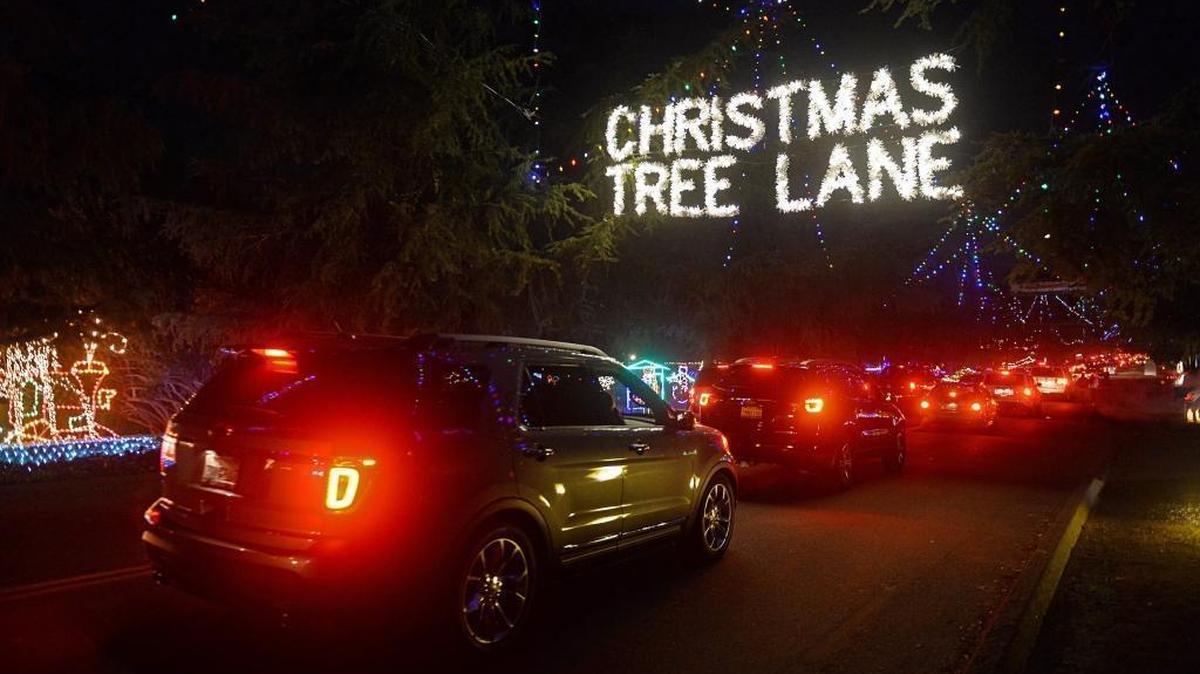 Visiting Christmas Tree Lane, where Fig Garden homeowners decorate Van Ness from just north of the bridge to Shaw Avenue, is a longtime Fresno tradition. 