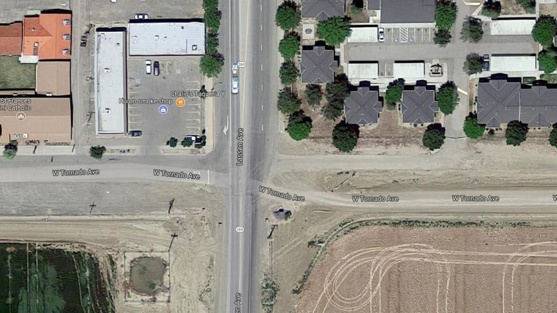 One person was hit during an officer-involved shooting at Lassen and Tornado avenues in Huron on Sunday night.