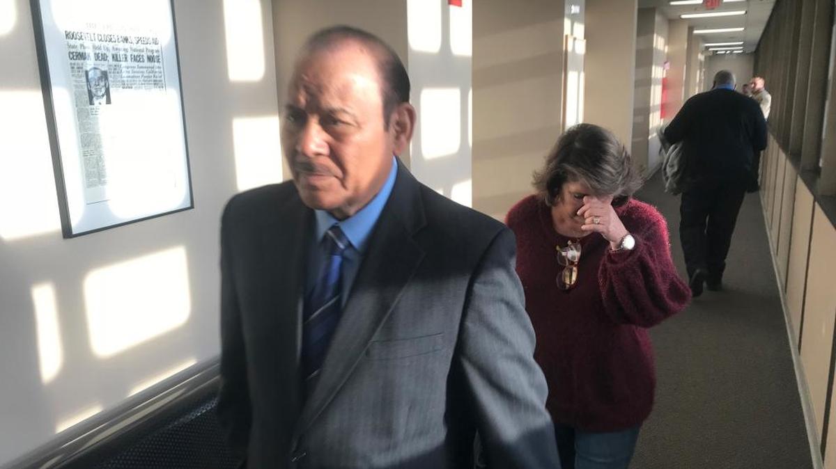 Longtime Fresno law enforcement officer Rex Garcia, 73, heads to a Fresno courtroom on Wednesday, Dec. 13, 2017, minutes before a jury convicted him of repeatedly molesting a relative starting when she was 7 years old.