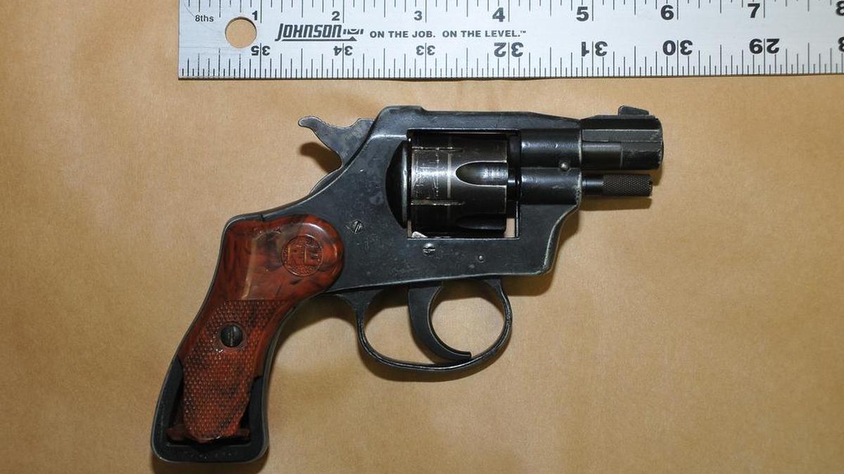 
Fresno police recovered this .22 revolver after a probation search.
