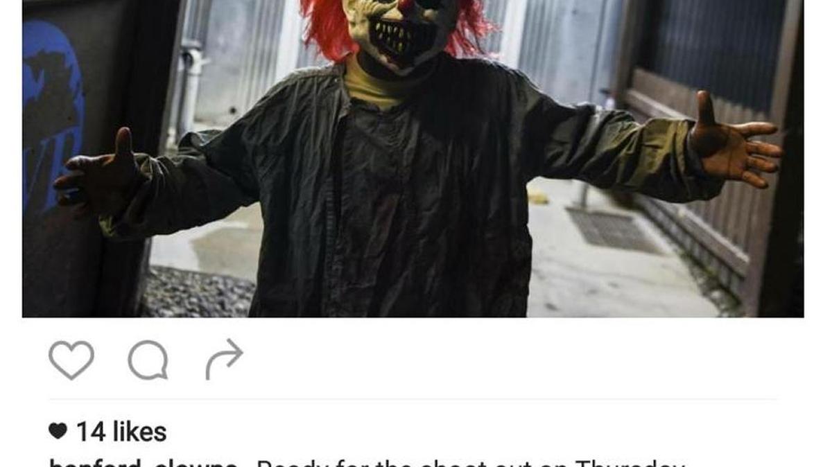 Hanford Police arrested two boys for posing as clowns on Instagram and threatening Hanford schools Oct. 20, 2016.