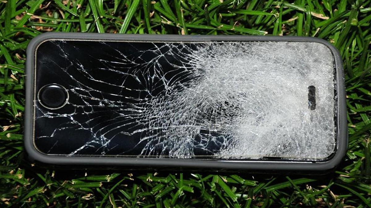 
Police say this iPhone stopped a bullet during an armed robbery of a Fresno State student. 

