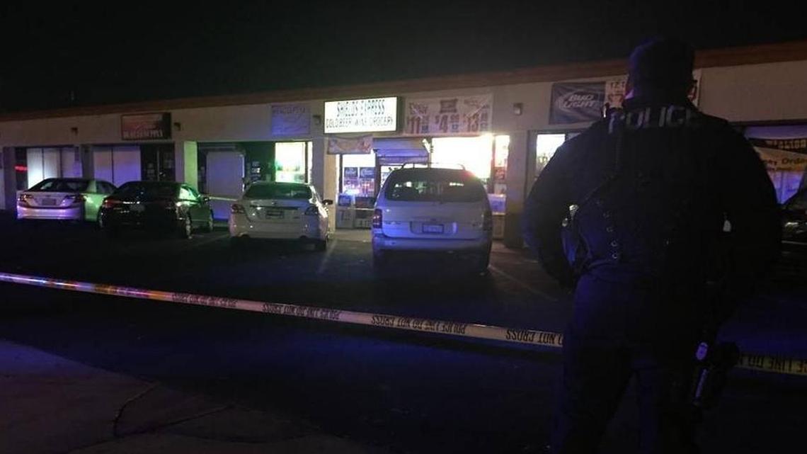 Fresno police found the body of a male store employee inside the Shields Express store on New Year’s Day.