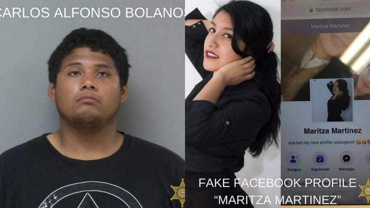 Madera Sheriff’s detectives say Carlos Bolanos, 22, created a bogus Facebook account to lure a teen into a sexual assault in April of 2019.