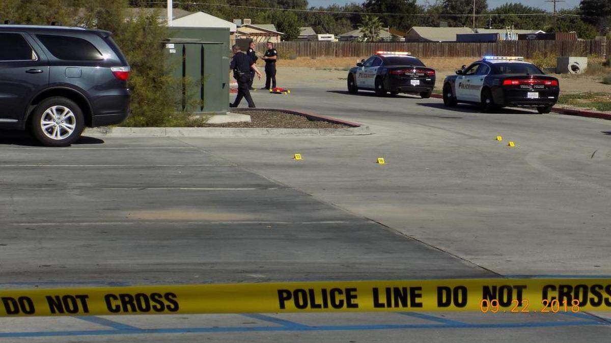 Visalia Police shot an alleged armed robber who fired three rounds at the police Saturday afternoon in his attempt to flee. The incident happened around the 600 block of Lovers Lane by an ampm convenience store, just south of Highway 198.