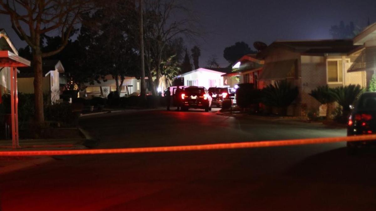 Fresno police investigate the death of a 62-year-old man, apparently during a family disturbance Sunday evening in the Westlake Mobile Home Park in central Fresno.