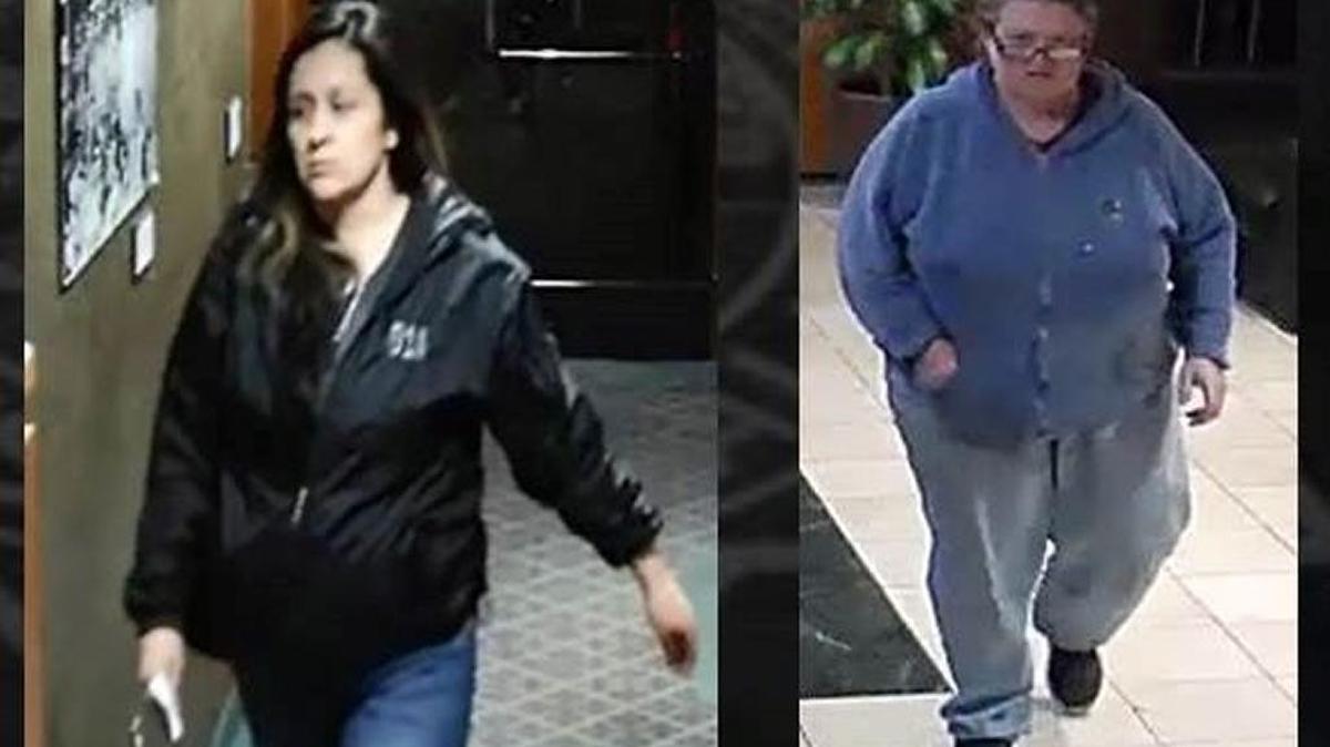 Two women are suspected of burglarizing a car, stealing the victim’s credit cards and using them at Club One Casino in downtown Fresno on Dec. 22, 2017.