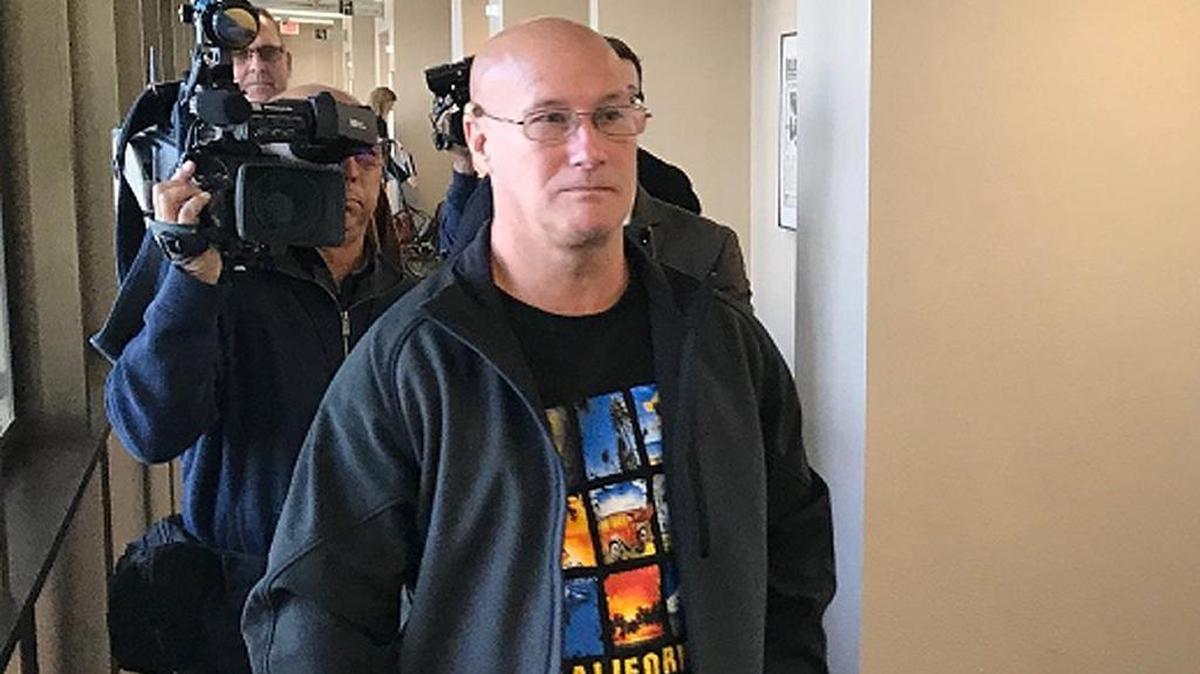 In a December 2017 file photo, convicted child molester Jeffrey Snyder leaves a Fresno courtroom after a judge ruled he can live at a motel near downtown Fresno.