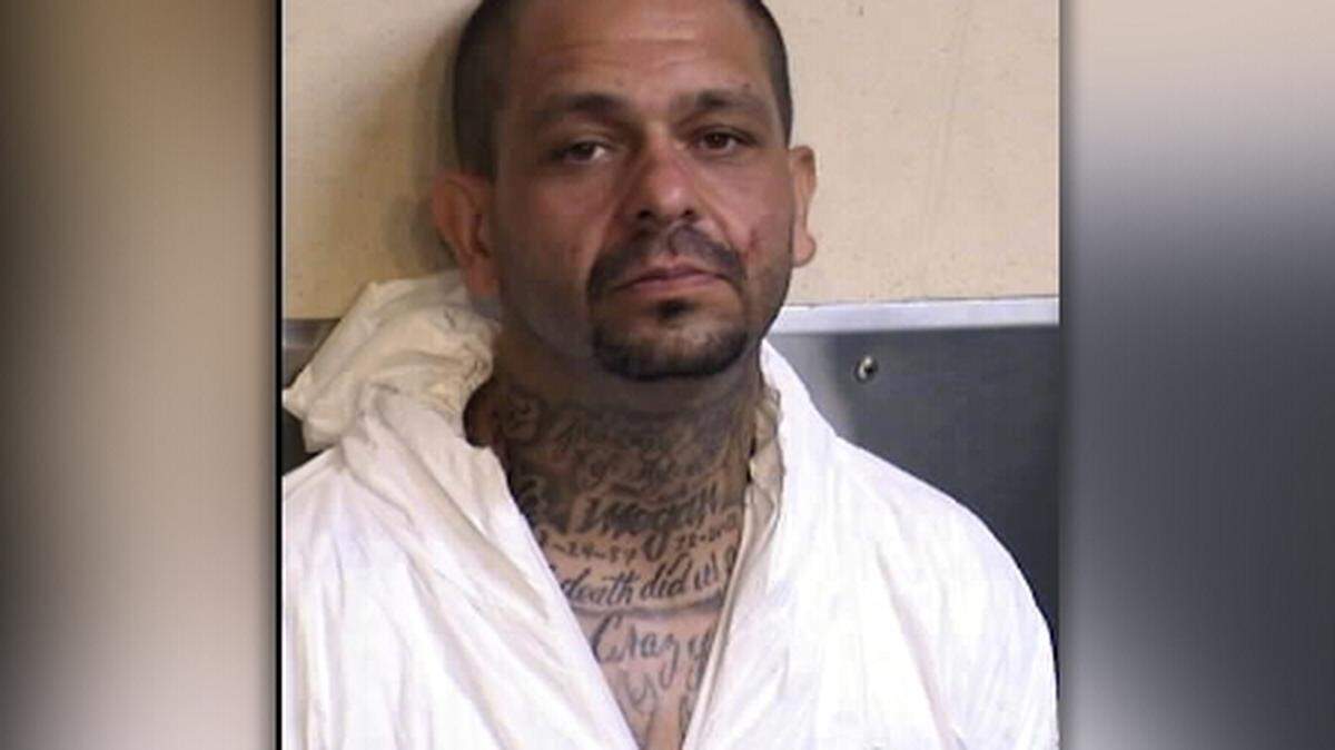 A booking photograph of David Brown, who was arrested in June 2018 after his girlfriend said he shot her and dumped her in a canal near Sanger.