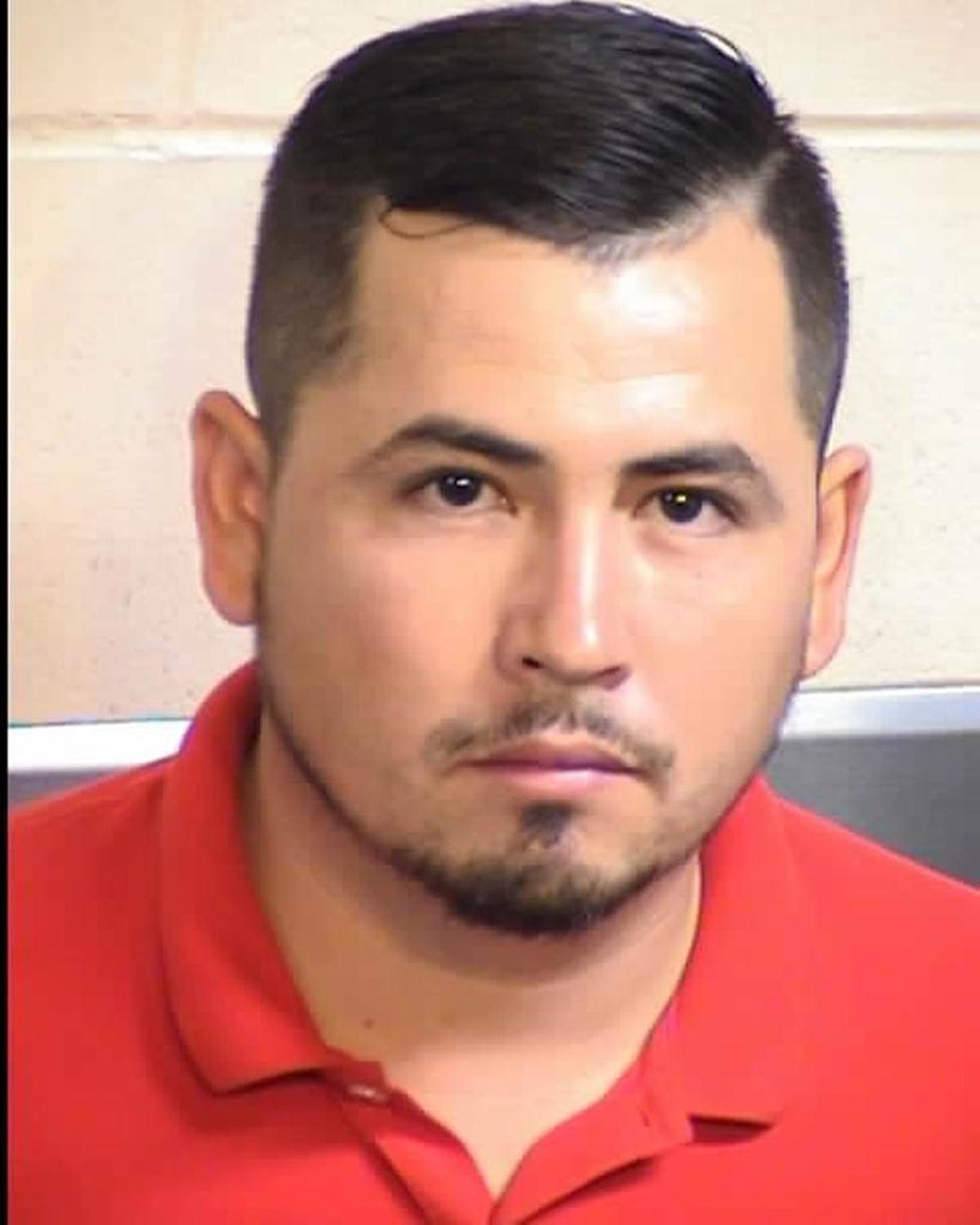Osmar Jimenez-Pena, 27, of Fresno was booked into the Fresno County Jail on suspicion of possessing and transporting drugs for sale and using a false compartment.