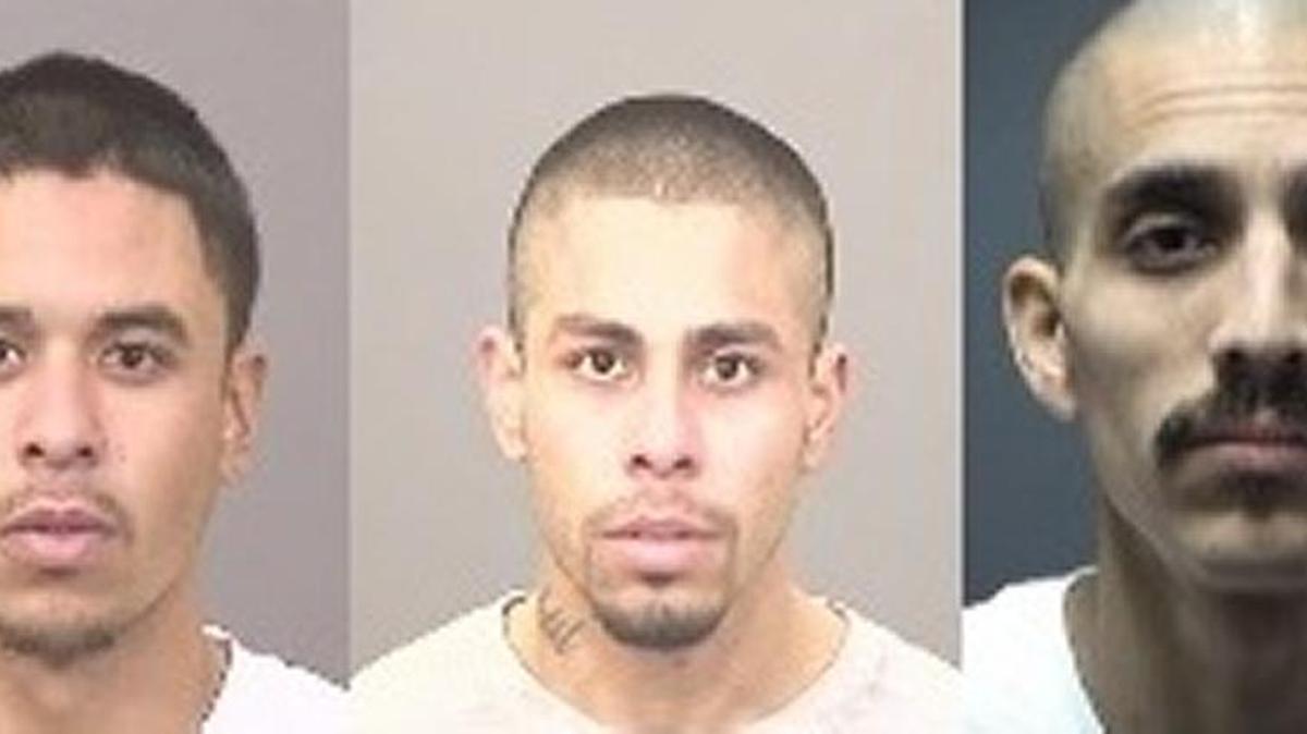 From left, Bryan Saldivar, Michael Madrid and Jaime Mojica