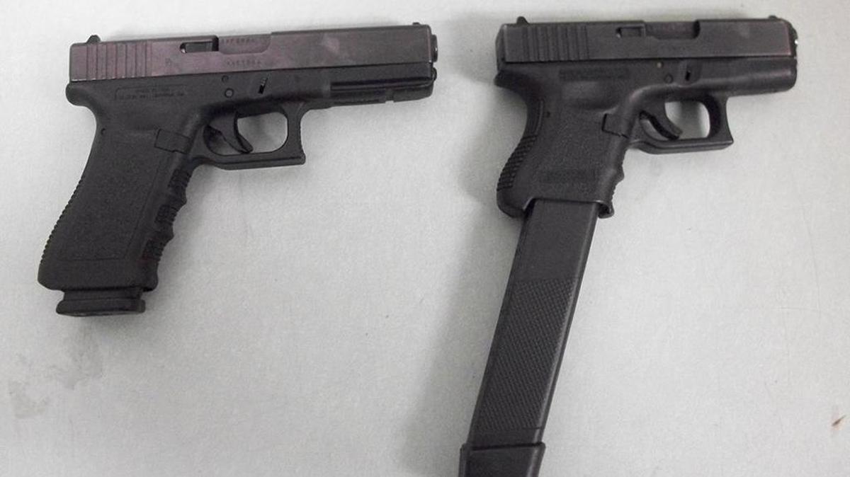 Two stolen Glock handguns were recovered after a dice game was broke up in southeast Fresno