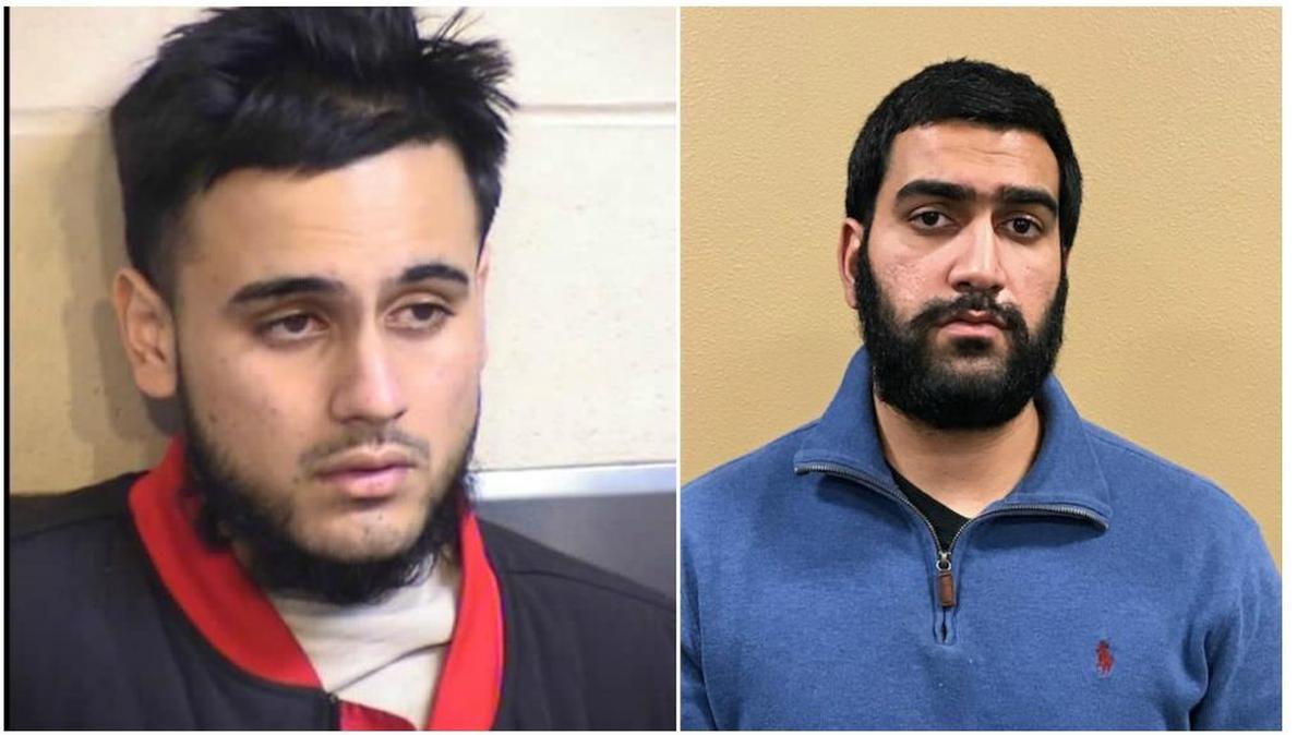 Armitraj Singh Athwal, 21, left, and Savirant Singh Athwal, 24, right, are both in jail. The Madera County Sheriff’s Office said they are cousins and suspects in a robbery in November in which a store clerk was killed.