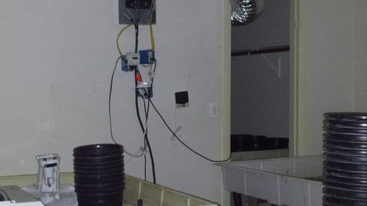 Renters tore holes in walls and ceilings in order to install ductwork for marijuana plants.